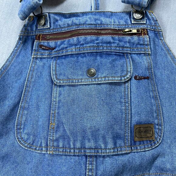 C.E. Schmidt Overalls Men's 38x30 Straight Denim Workwear Carpenter Bib - Picture 3 of 7